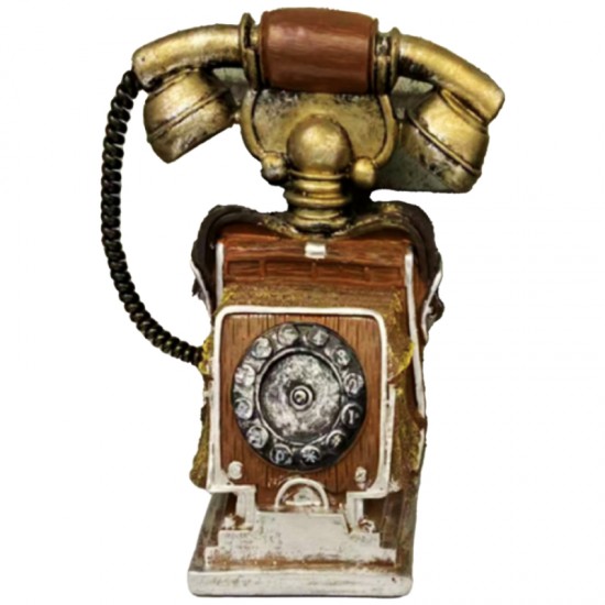 TAROS B. BOY VINTAGE TELEFON ŞEKİLLİ DEKORATİF KUMBARA  SERİ 2