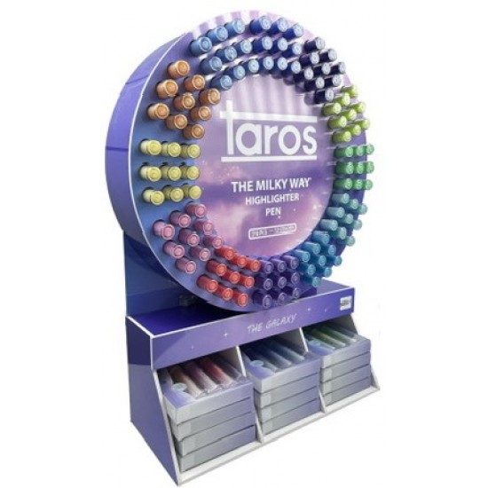 TAROS UNICK COLOR  MİLKY WAY SİMLİ FOSFORLU KALEM STAND
