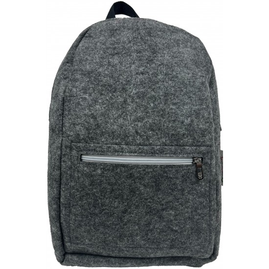 TAROS KEÇE ORTA BOY SIRT ÇANTASI KOYU GRİ