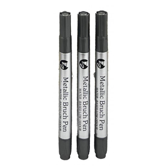 TAROS UNICK COLOR FIRÇA UÇLU SİLVER METALİK KALEM