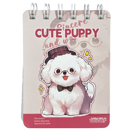 TAROS UNICK COLOR CUTE PUPPY NOT DEFTERİ
