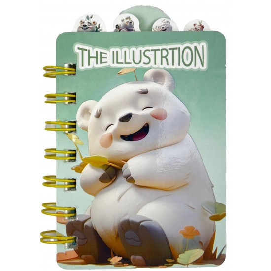 TAROS UNICK COLOR ILLUSTRATION SEPARATÖRLÜ NOT DEFTERİ