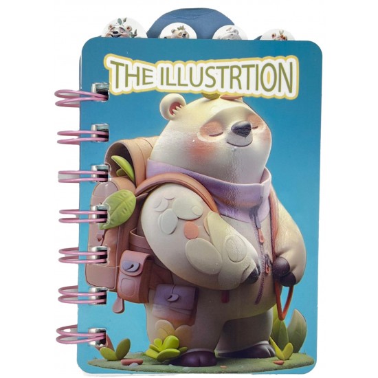 TAROS UNICK COLOR ILLUSTRATION SEPARATÖRLÜ NOT DEFTERİ