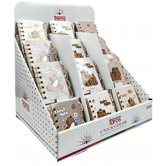 TAROS UNICK COLOR CAPY BARA SEPARATÖRLÜ NOT DEFTERİ