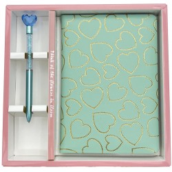 TAROS UNICK COLOR ELEGANS KALPLİ LOVE KALEMLİ HATIRA DEFTERİ