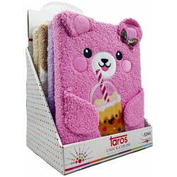 TAROS UNICK COLOR AYICIK  PELUŞ HATIRA DEFTERİ
