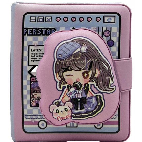 TAROS UNICK COLOR ANİME CANDY KABARTMA KAPAKLI MİNİ NOT DEFTERİ