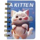 TAROS UNICK COLOR KITTEN A7 SPRALLİ NOT DEFTERİ