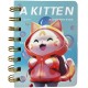TAROS UNICK COLOR KITTEN A7 SPRALLİ NOT DEFTERİ