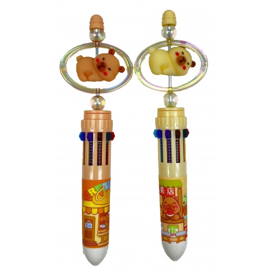 TAROS UNICK COLOR HALKALI CAPYBARA 10 RENK TÜKENMEZ KALEM