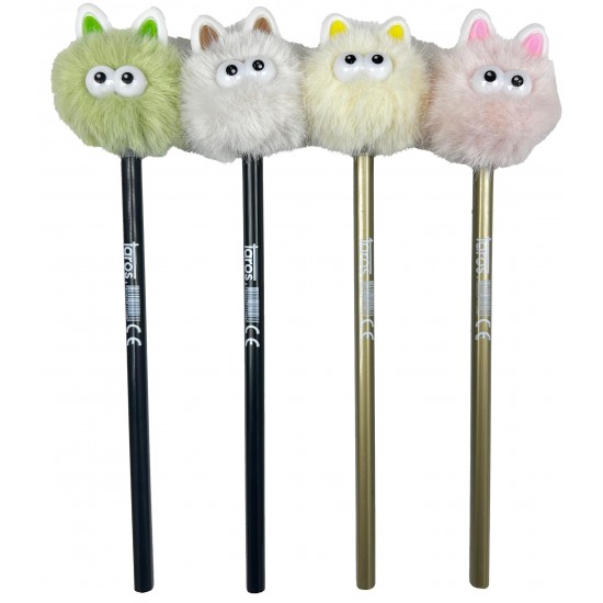 TAROS UNICK COLOR KEDİ PON PON KURŞUN KALEM
