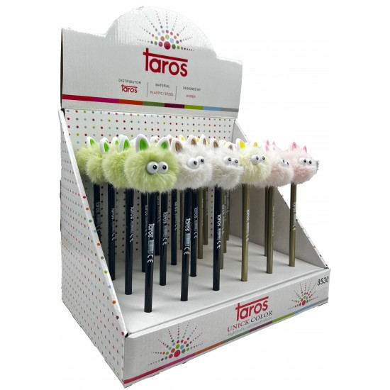 TAROS UNICK COLOR KEDİ PON PON KURŞUN KALEM
