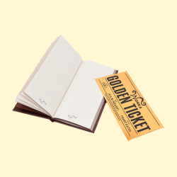 TAROS WİLLY WONKA ÇİKOLATA DEFTER - KAHVERENGİ