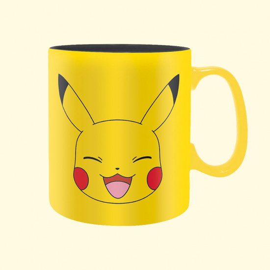 TAROS POKEMON - MUG - 460 ML - PİKACHU FACE - CARDBOARD BOX X2