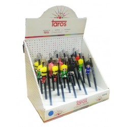 TAROS UNİCK COLOR ANİME TEPELİ  KURŞUN KALEM 24' LÜ