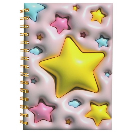 TAROS UNICK COLOR 3D DREAM A5 SİPRALLİ  DEFTER