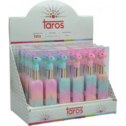 TAROS UNICK COLOR PVC KUTU UNICORN ÇOKLU PELUŞ TÜKENMEZ KALEM