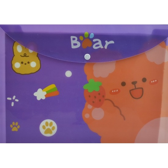 TAROS UNICK COLOR BEAR A4 ÇIT ÇIT DOSYA