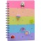 TAROS UNICK COLOR SÜSLÜ KALP DELİKLİ RAİNBOW SİLİKON A5 DEFTER