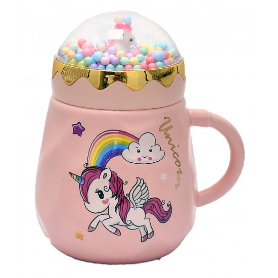 TAROS CANDY UNICORN KİLİTLİ KAPAKLI MUG TAROS CANDY UNICORN KİLİTLİ KAPAKLI MUG
