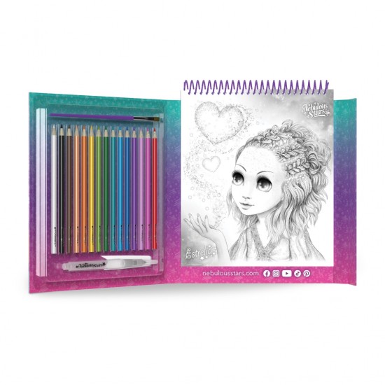 TAROS NEBULOUS STARS WATERCOLORİNG BOOK SET