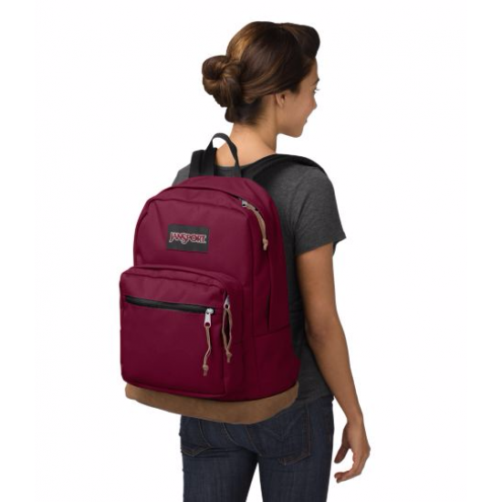 JANSPORT RIGHT PACK RUSSET RED ( TYP704S )